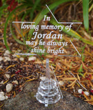 Christmas  Star - For Tree Or Freestanding Personalised