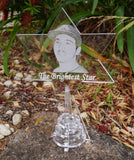 Christmas  Star - For Tree Or Freestanding Personalised