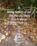 Christmas  Star - For Tree Or Freestanding Personalised