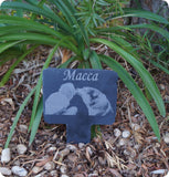 Remembrance Plaque with Stake -  Natural Slate