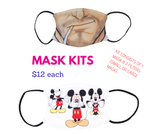 Face Masks - Washable with disposable filter - Fully custom