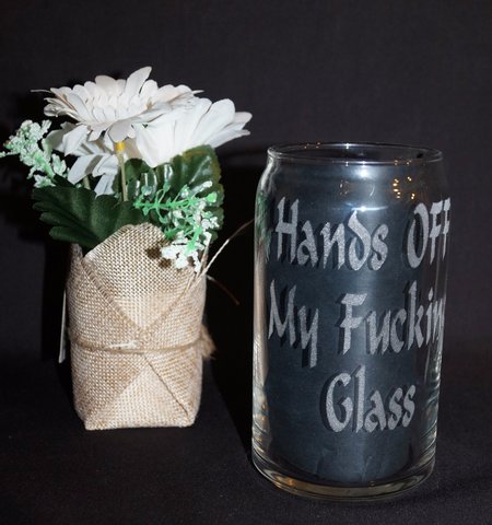 Say What You Mean - Beer Can Glass