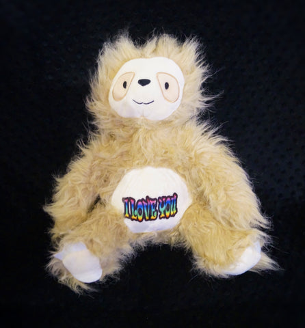 Cuddly Sloth- Personalised -Plush