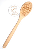 Wooden Spoon - personalised