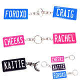Number Plate Key Ring