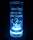 Remembrance  Vase - with LED Base