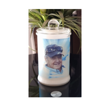 Large Photo Candle