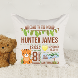 Announcing the Birth -- Personalised Cushion COVER ONLY
